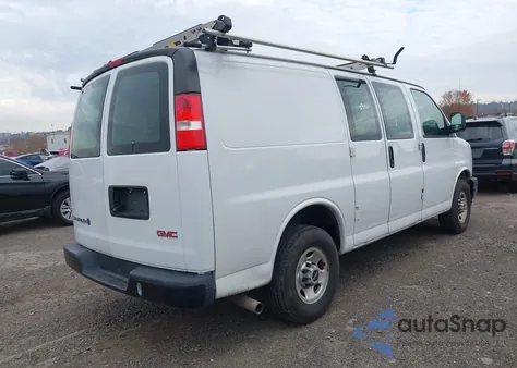 2018 GMC Savana 2500 Work Van from USA, damaged, VIN 1GTW7AFG1J1186353